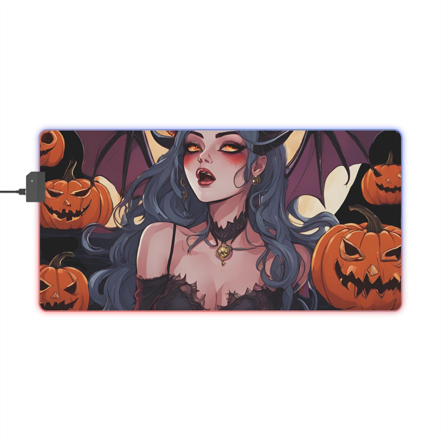 Halloween anime girl - Gaming Mouse Pad!