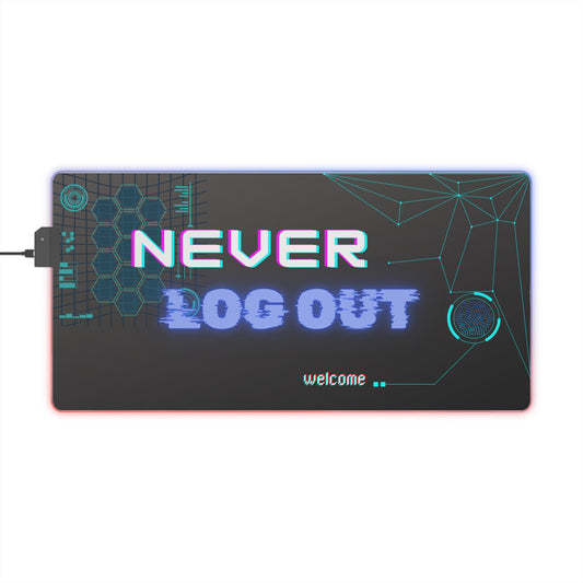 Gaming Mouse Pad! Never log out