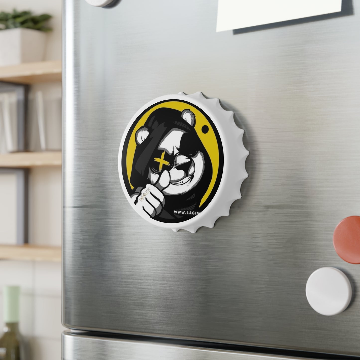 Lagimart's panda official mascotte - Bottle Opener Lagimart