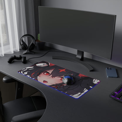 Anime girl dark - Gaming Mouse Pad!