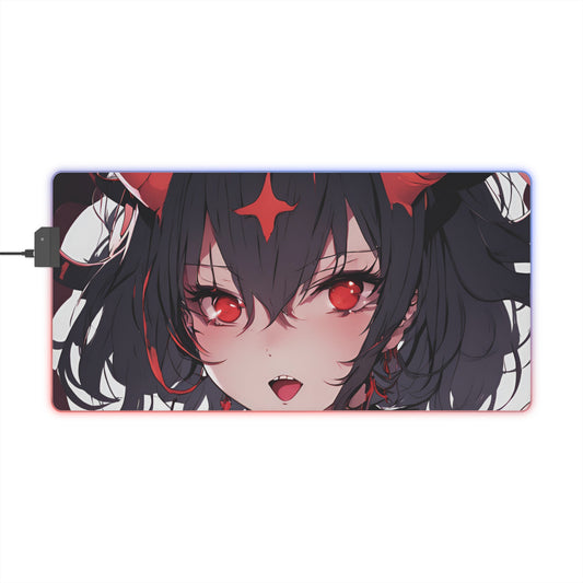 Anime girl dark - Gaming Mouse Pad!