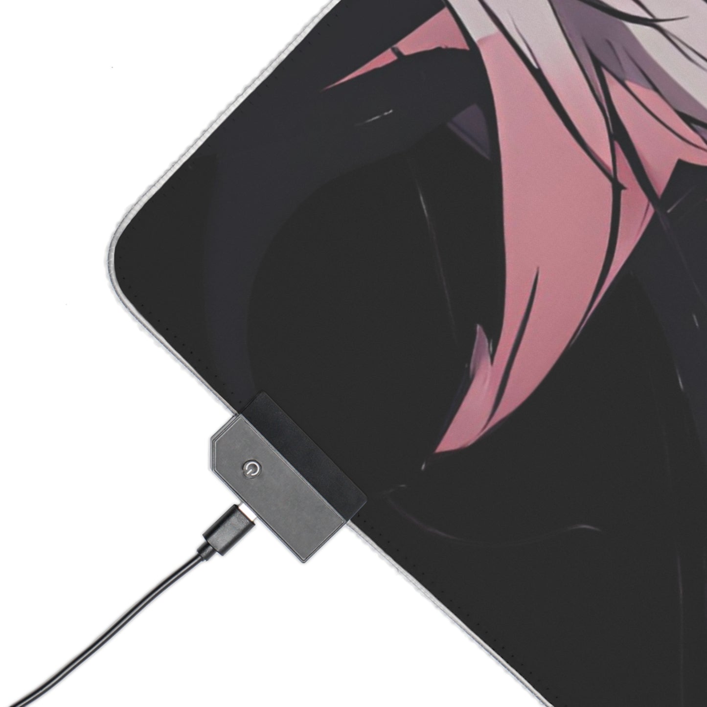 Anime girl smiling - Gaming Mouse Pad!